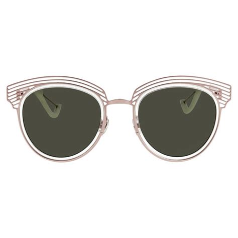 Dior Enigme Green Round Ladies Sunglasses DIORENIGME 